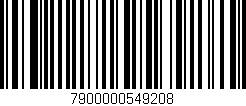 Código de barras (EAN, GTIN, SKU, ISBN): '7900000549208'