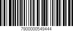 Código de barras (EAN, GTIN, SKU, ISBN): '7900000549444'