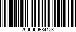 Código de barras (EAN, GTIN, SKU, ISBN): '7900000564126'