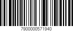 Código de barras (EAN, GTIN, SKU, ISBN): '7900000571940'