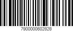 Código de barras (EAN, GTIN, SKU, ISBN): '7900000602828'