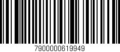 Código de barras (EAN, GTIN, SKU, ISBN): '7900000619949'