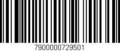Código de barras (EAN, GTIN, SKU, ISBN): '7900000729501'