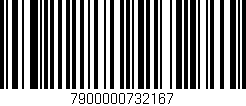 Código de barras (EAN, GTIN, SKU, ISBN): '7900000732167'