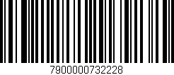 Código de barras (EAN, GTIN, SKU, ISBN): '7900000732228'