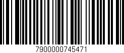 Código de barras (EAN, GTIN, SKU, ISBN): '7900000745471'