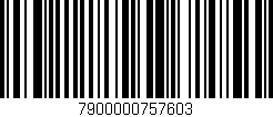 Código de barras (EAN, GTIN, SKU, ISBN): '7900000757603'