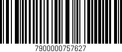 Código de barras (EAN, GTIN, SKU, ISBN): '7900000757627'
