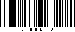Código de barras (EAN, GTIN, SKU, ISBN): '7900000823872'