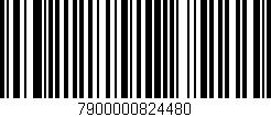 Código de barras (EAN, GTIN, SKU, ISBN): '7900000824480'