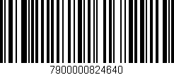 Código de barras (EAN, GTIN, SKU, ISBN): '7900000824640'