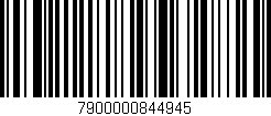 Código de barras (EAN, GTIN, SKU, ISBN): '7900000844945'