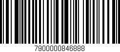 Código de barras (EAN, GTIN, SKU, ISBN): '7900000846888'