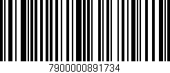 Código de barras (EAN, GTIN, SKU, ISBN): '7900000891734'