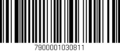 Código de barras (EAN, GTIN, SKU, ISBN): '7900001030811'