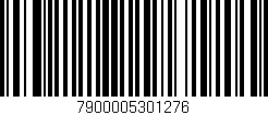Código de barras (EAN, GTIN, SKU, ISBN): '7900005301276'