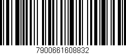 Código de barras (EAN, GTIN, SKU, ISBN): '7900661608832'