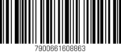 Código de barras (EAN, GTIN, SKU, ISBN): '7900661608863'