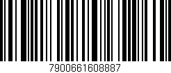 Código de barras (EAN, GTIN, SKU, ISBN): '7900661608887'