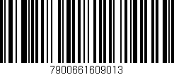 Código de barras (EAN, GTIN, SKU, ISBN): '7900661609013'