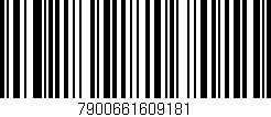 Código de barras (EAN, GTIN, SKU, ISBN): '7900661609181'