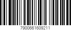 Código de barras (EAN, GTIN, SKU, ISBN): '7900661609211'