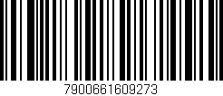 Código de barras (EAN, GTIN, SKU, ISBN): '7900661609273'