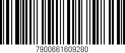Código de barras (EAN, GTIN, SKU, ISBN): '7900661609280'