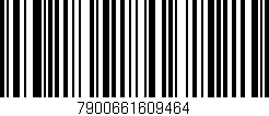 Código de barras (EAN, GTIN, SKU, ISBN): '7900661609464'