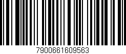 Código de barras (EAN, GTIN, SKU, ISBN): '7900661609563'