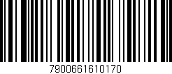 Código de barras (EAN, GTIN, SKU, ISBN): '7900661610170'