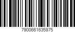 Código de barras (EAN, GTIN, SKU, ISBN): '7900661635975'