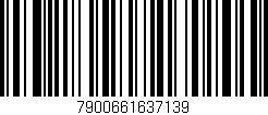 Código de barras (EAN, GTIN, SKU, ISBN): '7900661637139'