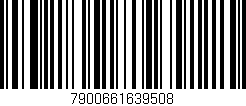 Código de barras (EAN, GTIN, SKU, ISBN): '7900661639508'