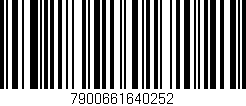 Código de barras (EAN, GTIN, SKU, ISBN): '7900661640252'