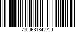 Código de barras (EAN, GTIN, SKU, ISBN): '7900661642720'