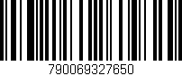 Código de barras (EAN, GTIN, SKU, ISBN): '790069327650'