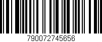 Código de barras (EAN, GTIN, SKU, ISBN): '790072745656'