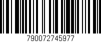 Código de barras (EAN, GTIN, SKU, ISBN): '790072745977'