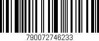 Código de barras (EAN, GTIN, SKU, ISBN): '790072746233'