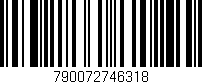 Código de barras (EAN, GTIN, SKU, ISBN): '790072746318'