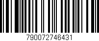 Código de barras (EAN, GTIN, SKU, ISBN): '790072746431'