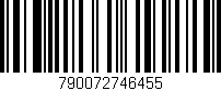 Código de barras (EAN, GTIN, SKU, ISBN): '790072746455'