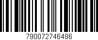 Código de barras (EAN, GTIN, SKU, ISBN): '790072746486'