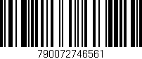 Código de barras (EAN, GTIN, SKU, ISBN): '790072746561'