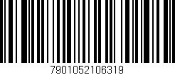 Código de barras (EAN, GTIN, SKU, ISBN): '7901052106319'