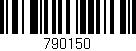 Código de barras (EAN, GTIN, SKU, ISBN): '790150'