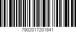 Código de barras (EAN, GTIN, SKU, ISBN): '7902017201841'
