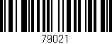 Código de barras (EAN, GTIN, SKU, ISBN): '79021'