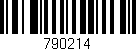Código de barras (EAN, GTIN, SKU, ISBN): '790214'